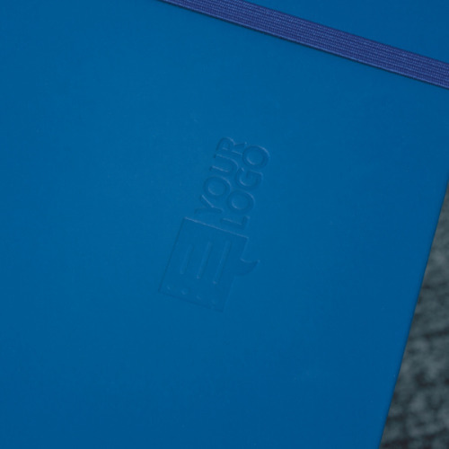 Notatnik A5 w linie z materiałów z recyklingu DOMINIK Niebieski 2526104 (7)