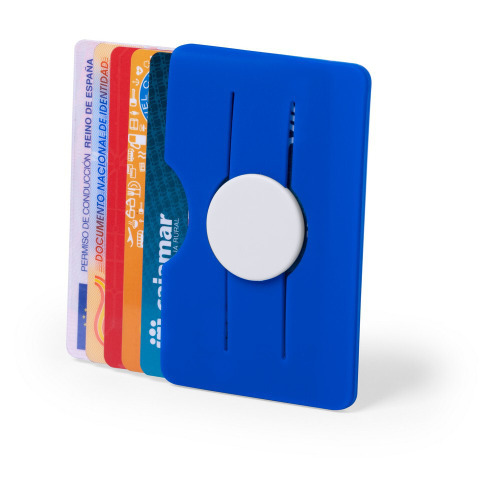 Uchwyt do telefonu, etui na karty kredytowe Niebieski V0318-11 (5)