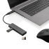 Hub USB 2.0 z USB C, aluminium z recyklingu szary P308.682 (1) thumbnail
