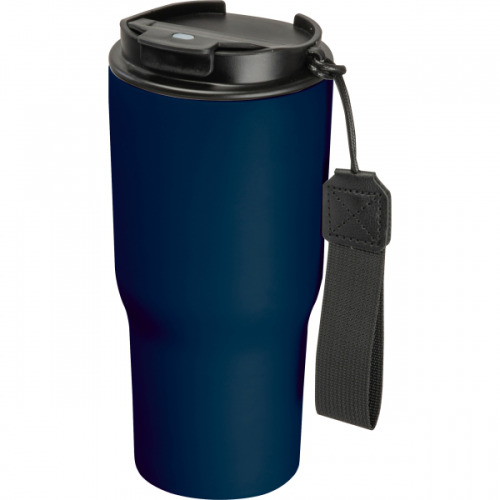 Kubek termiczny 550 ml ze stali z recyklingu DANA Granatowy 8523944 