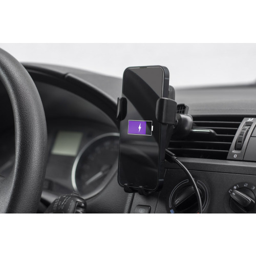 Uchwyt do telefonu z ładowarką indukcyjną GARI 15W USB-C Czarny 09178-02 (6)
