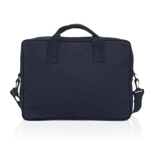 Torba na laptopa 15,4" AWARE™ Laluka, bawełna z recyklingu Niebieski P732.115 (2)