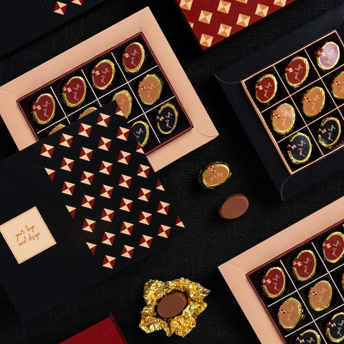 Praliny Elipsa logo mini 9 szt. Wielokolorwy S0557 (3)