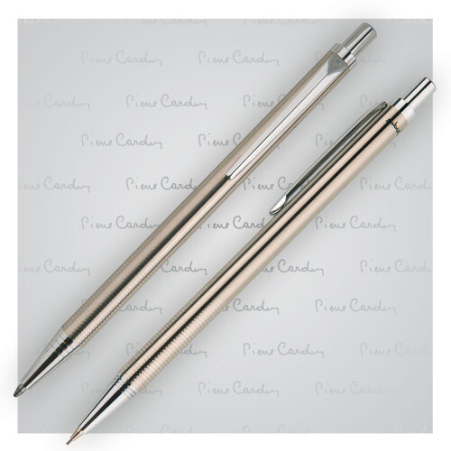 Zestaw piśmienny długopis i ołówek AMOUR Pierre Cardin Szary B0400700IP307 