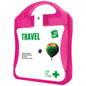 MyKit Zestaw pierwszej pomocy - Podróż Przezroczysta magenta