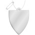 RFX™ reflective odblaskowa zawieszka z TPU, odznaka Biały 1PR10501  thumbnail