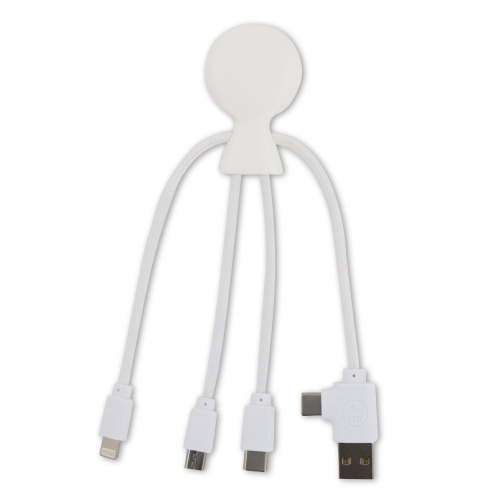 2099 | Xoopar Mr. Bio Smart Charging cable with NFC Biały LT41008-N0001 