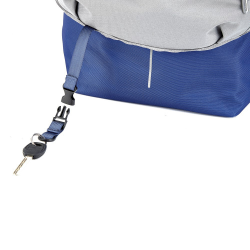 Bobby Soft plecak chroniący przed kieszonkowcami Niebieski P705.995 (7)