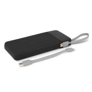 Ziara Powerbank with USB-C & Lightning Cable 10000mAh 