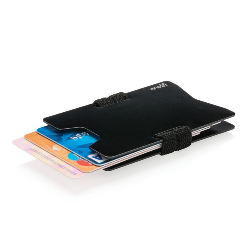 Minimalistyczny portfel, ochrona RFID czarny, czarny P820.461 