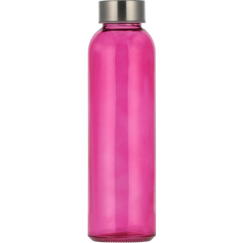 Butelka szklana INDIANAPOLIS 500 ml Różowy 139411 (1)