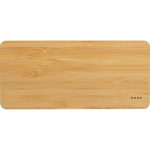 Power bank 20000 mAh bambusowy VALERIA Beżowy 3396913 (3)