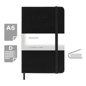Kalendarz MOLESKINE Czarny