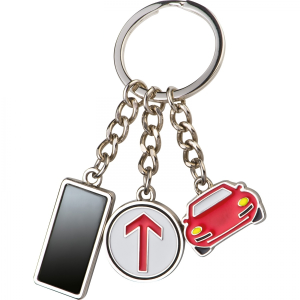 Brelok metalowy JOLANTA Wielokolorowy