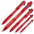 Długopis plastikowy 4w1 NEAPEL czerwony 078905 (1) thumbnail