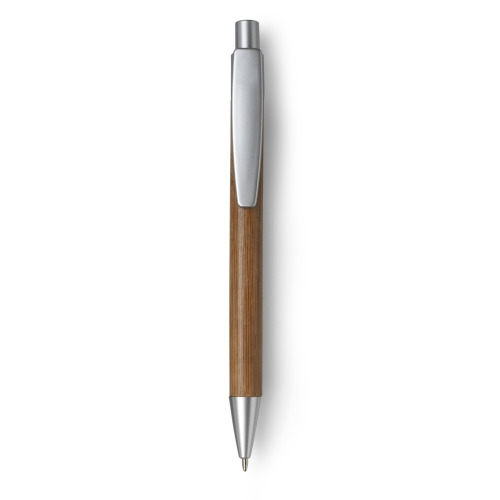 Bambusowy długopis srebrny V1410-32 