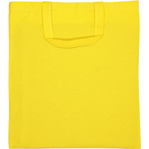 Torba bawełniana z krótkimi uszami 140 g/m2 BREGENZ żółty 068008 (1)