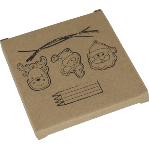 Zawieszki na choinkę, do malowania Dresden Beżowy 317013 (2)