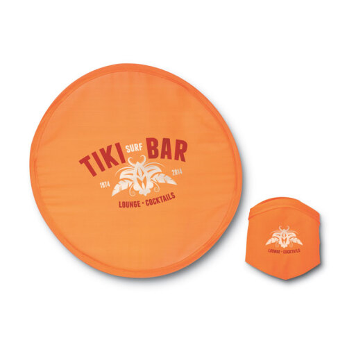 Nylonowe, składane frisbee pomarańczowy IT3087-10 (3)