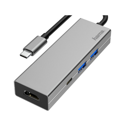 Hub USB, USB-C, HDMI Hama Szary VH070-19 