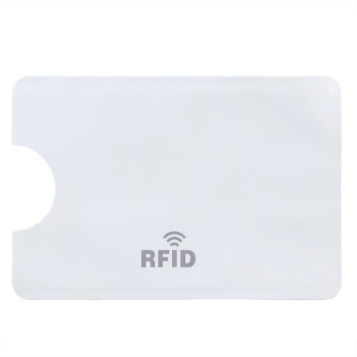 Etui na kartę kredytową, ochrona przed RFID biały V0486-02 (1)