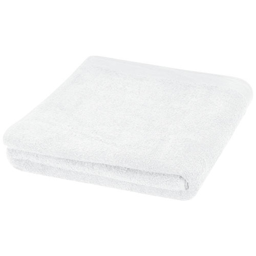 Riley bawełniany ręcznik kąpielowy o gramaturze 550 g/m² i wymiarach 100 x 180 cm Biały 11700701 