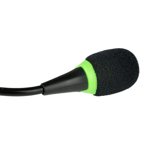 Zestaw słuchawkowy: słuchawki nauszne z mikrofonem czarny V0169-03 (4)