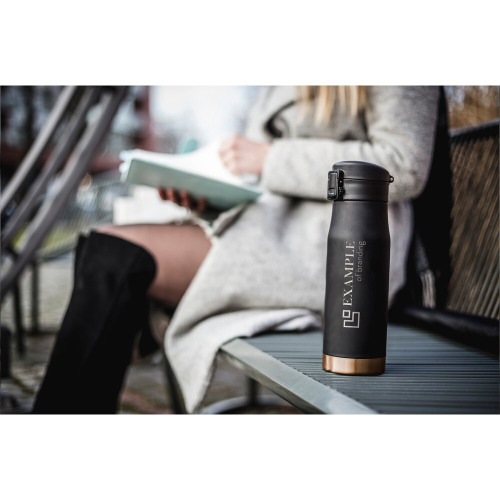 Kubek termiczny 600 ml Mauro Conti | Brian Czarny V4829-03A (5)