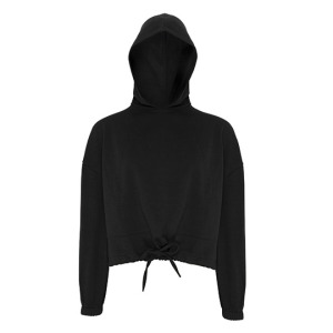 Bluza Damska Oversize Krotka Bawełniana