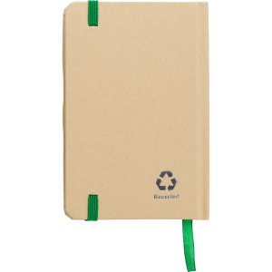 Notatnik A6 z papieru kraftowego z recyklingu