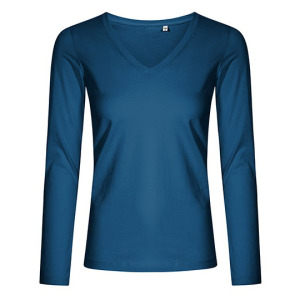 T-shirt Damski Slim Fit Bawełna Czesana