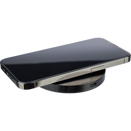 Bambusowa ładowarka bezprzewodowa Czarny V0324-03 