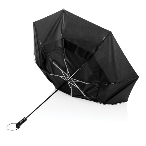 Parasol sztormowy 27" Swiss Peak AWARE™ RPET Czarny P850.331 (2)