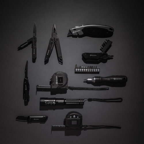 Nóż składany, scyzoryk Gear X czarny P215.131 (9)