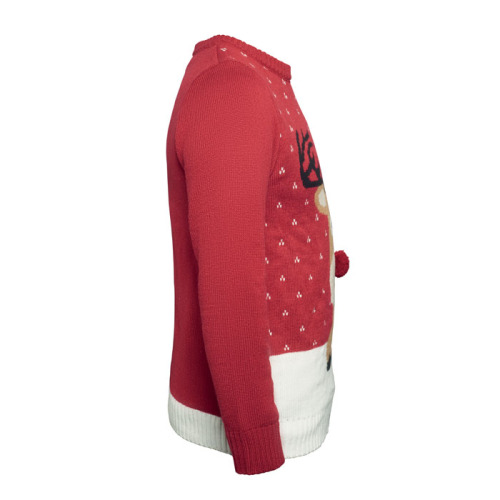 Sweter świąteczny L/XL czerwony CX1522-05 (2)