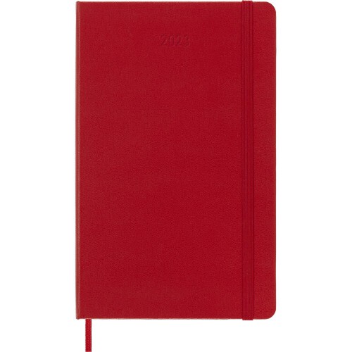 Kalendarz z notatnikiem MOLESKINE czerwony VM399-05/2024 (1)