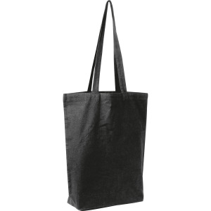 Torba bawełniana z długimi uszami 180 g/m2 PIOTR Czarny