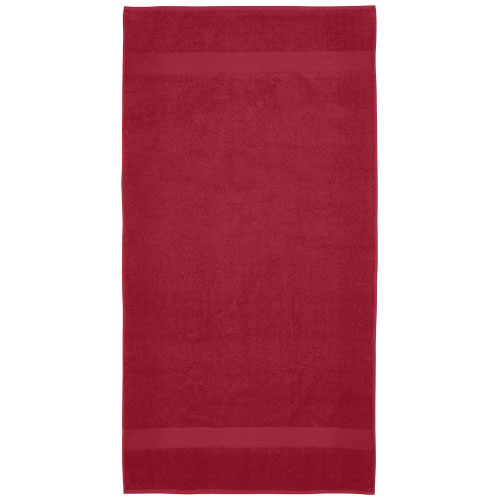 Amelia bawełniany ręcznik kąpielowy o gramaturze 450 g/m² i wymiarach 70 x 140 cm Czerwony 11700221 (2)