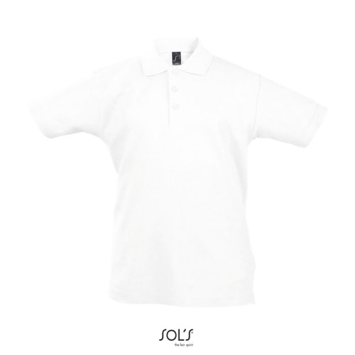 SUMMER II Dziecięce POLO Biały S11344-WH-4XL 