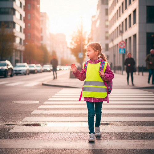 Kamizelka dziecięca odblaskowa | Nestana żółty VA074-08 (9)