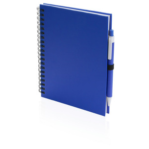 Notatnik z długopisem niebieski