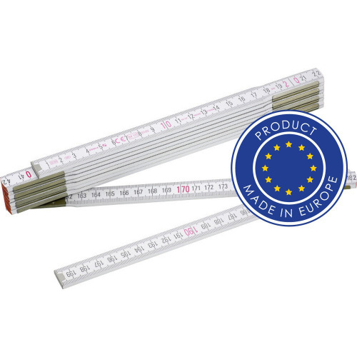 Miara 2m, składana STABILA Jason Biały V1151-02 