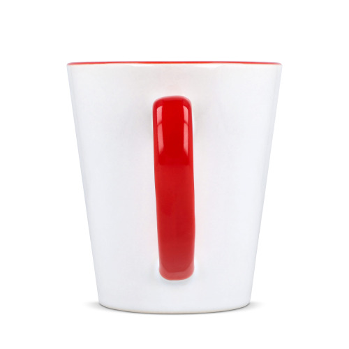Kubek subli Melbourne kolorowy rant i uchwyt 300ml Biały / czerwony LT51192-N0121 (4)