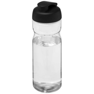 Bidon H2O Eco o pojemności 650 ml z wieczkiem zaciskowym Przezroczysty