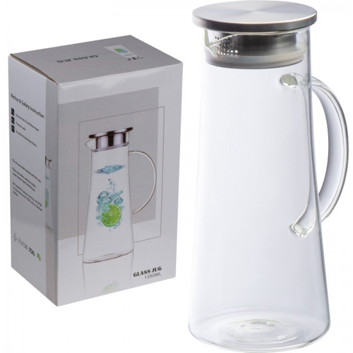 Dzbanek szklany z sitkiem 1350 ml ELLIOTT Przeźroczysty 8079866 (2)
