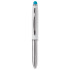 Długopis Stylus Shine+rysik Biały / jasnoniebieski LT87794-N0112 (2) thumbnail