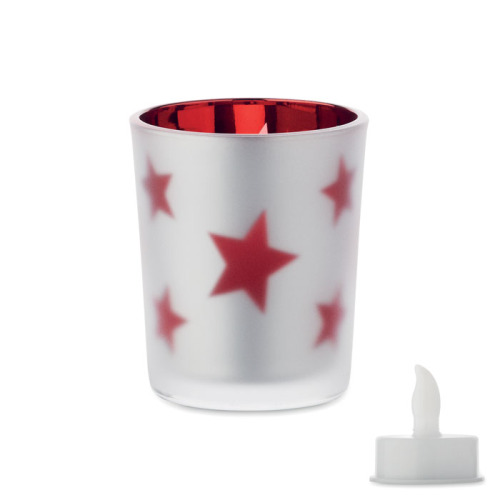 Świeczka tealight LED Czerwony CX1572-05 