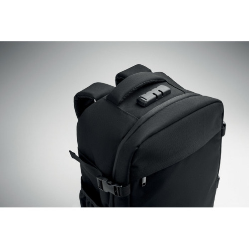 Plecak RPET 20L 15" z zamkiem Czarny MO3137-03 (2)