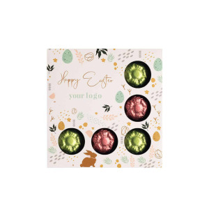 Zestaw Czekoladowych Kwiatków 9 Sztuk