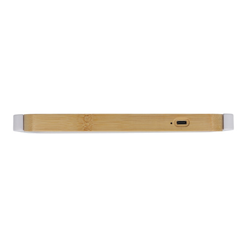 Ładowarka bezprzewodowa 15 W z lampą LED z funkcją ściemniania Naturalny LT95665-N0094 (3)